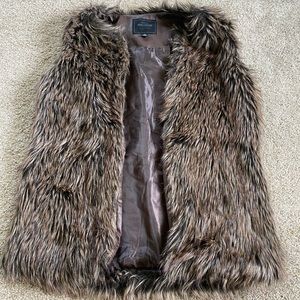 Cute faux fur vest